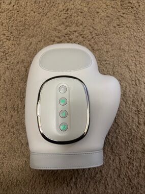 Gray Electronic Hand Massager with Control Panel